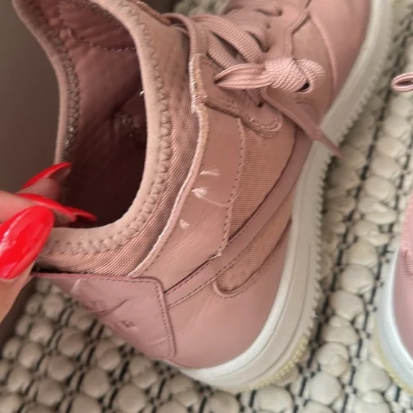 Pink High-Top Nike Air Force Sneakers - Picture 5 of 9